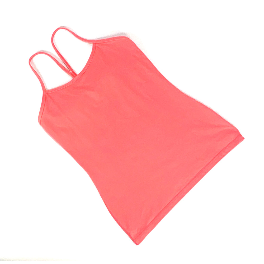 Lululemon Power Y Tank Top PINK Size 6 Stretch Strappy Shirt Built-In Bra Yoga